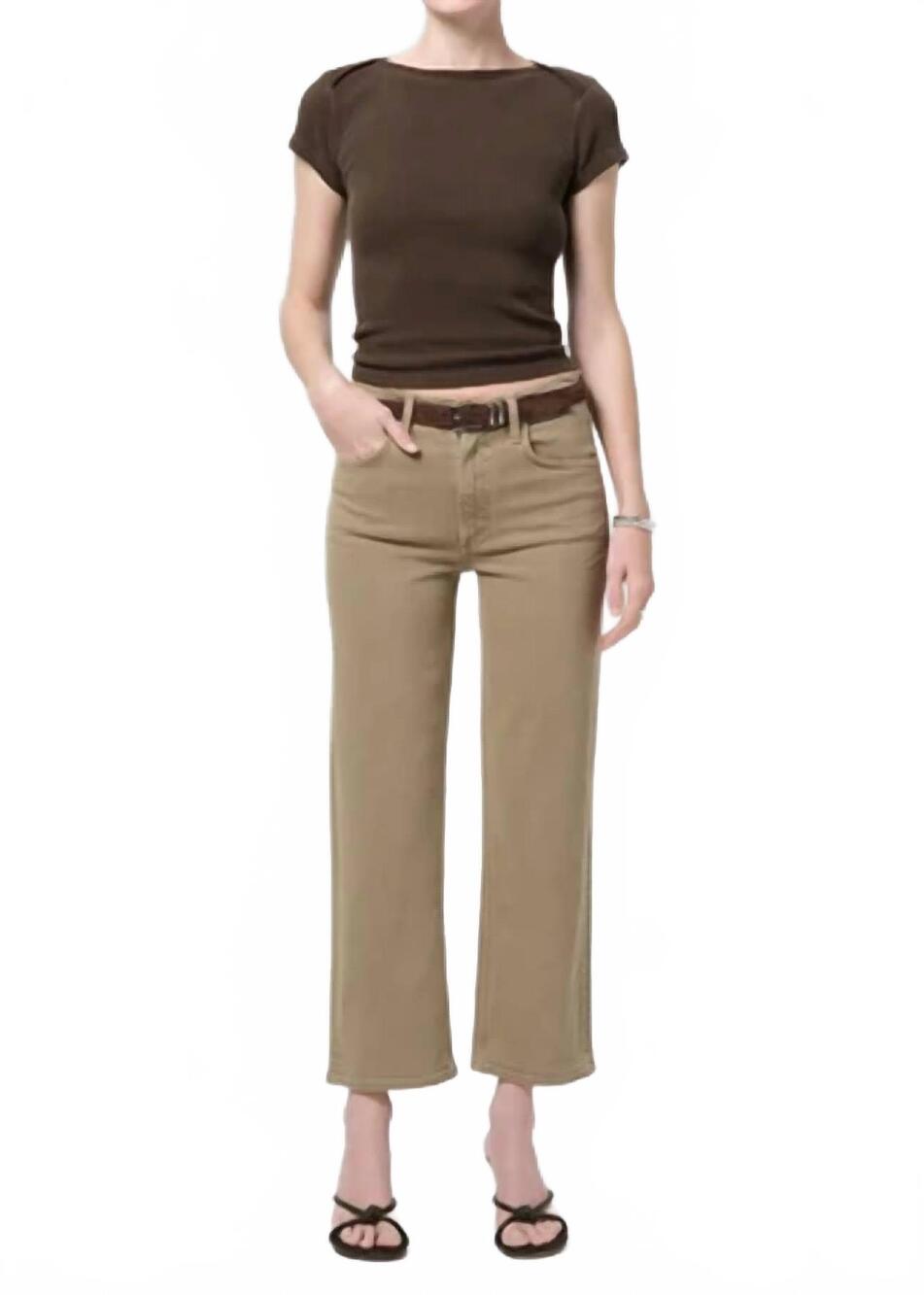 NEW CITIZENS OF HUMANITY palma straight pants in bezal